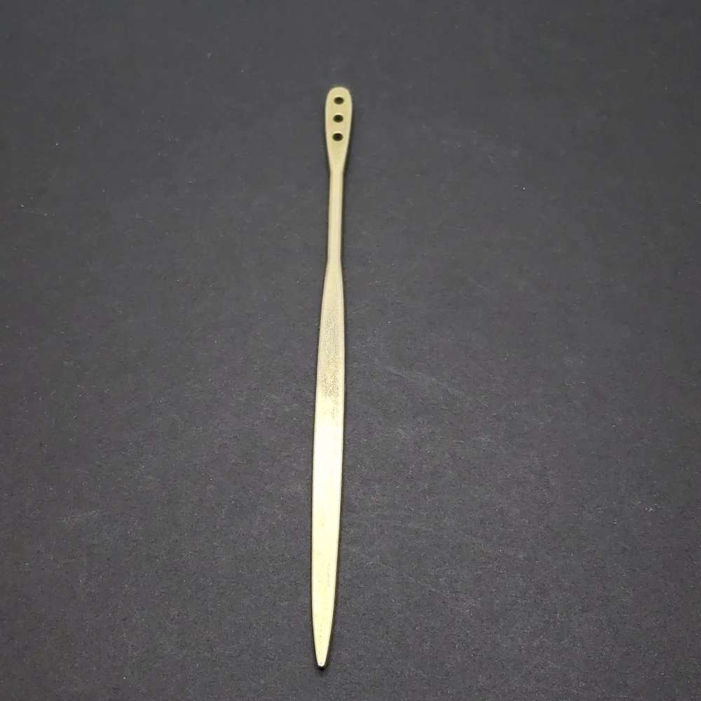 BRONZE hair accessory chopstick bun holder